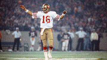 San Fracisco 49ers quarterback Joe Montana (16)