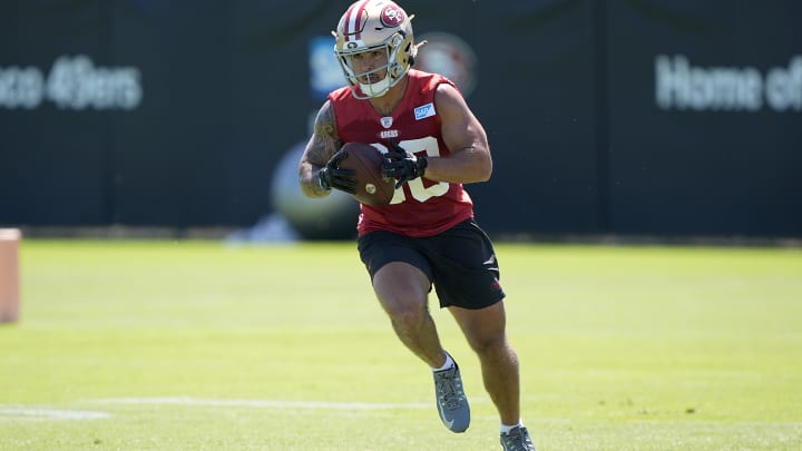 San Francisco 49ers running back Cody Schrader