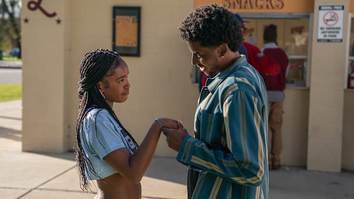 (L to R) Lovie Simone as Keisha Clark and Michael Cooper Jr. as Justin Edwards in Episode 102 of Forever