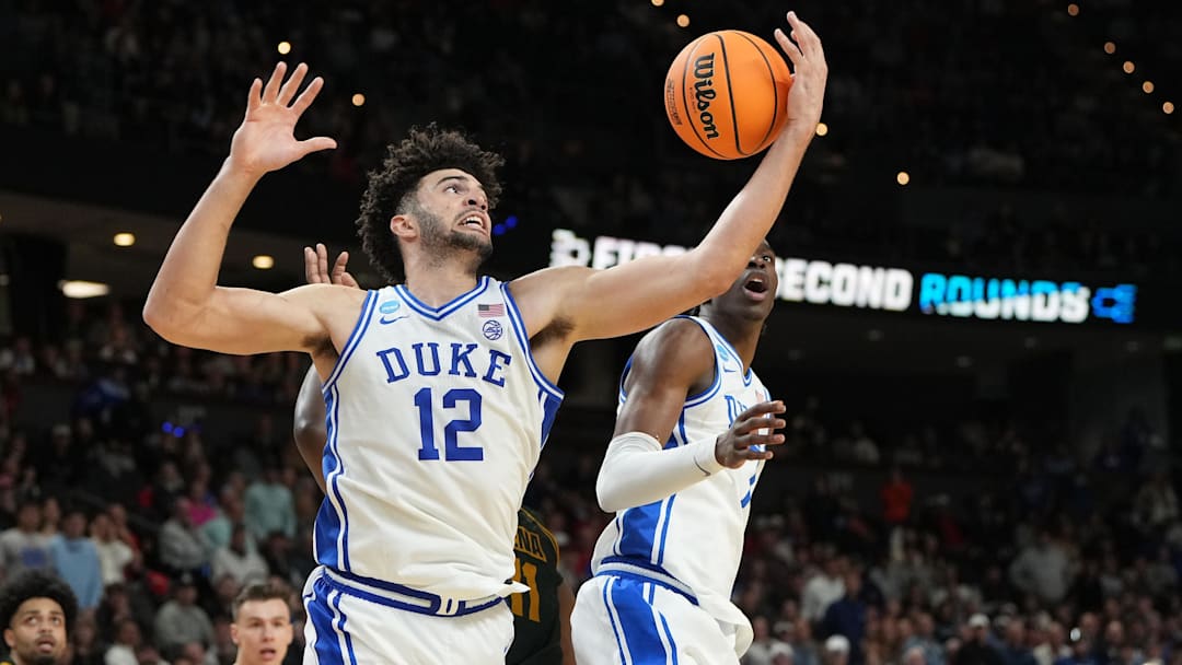 Duke Blue Devils forward Cameron Boozer (12) Duke Blue Devils forward Cameron Boozer (12)