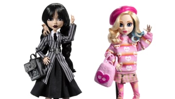 Monster High Wednesday Collectible Dolls. Image courtesy Jeremy Lloyd, ©2023 Mattel, Inc.