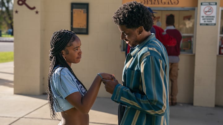 (L to R) Lovie Simone as Keisha Clark and Michael Cooper Jr. as Justin Edwards in Episode 102 of Forever