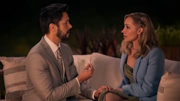 Virgin River. (L to R) Marco Grazzini as Mike Valenzuela, Zibby Allen as Brie Sheridan in episode 609 of Virgin River