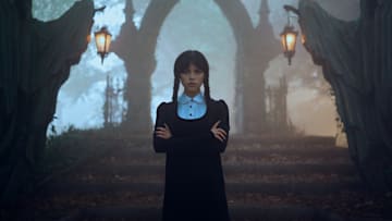 Jenna Ortega as Wednesday in episode 206 of Wednesday