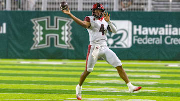 San Diego State Aztecs quarterback Jayden Denegal.