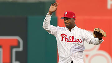 Former Philadelphia Phillies shortstop Jimmy Rollins will be inducted into the Wall of Fame on Aug. 1.
