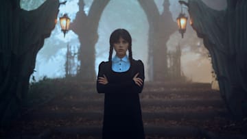 Jenna Ortega as Wednesday in episode 206 of Wednesday
