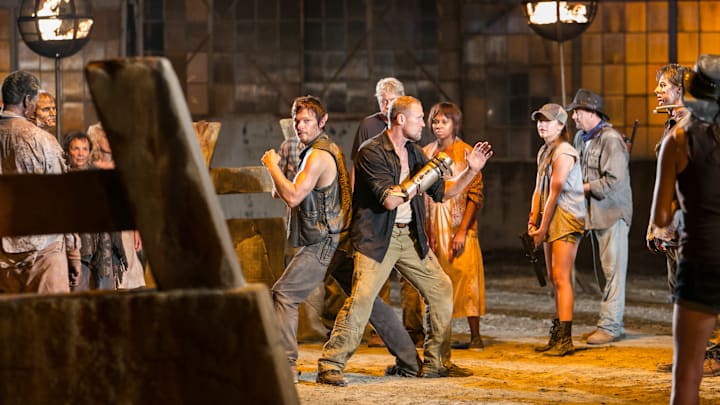 Daryl Dixon (Norman Reedus) and Merle Dixon (Michael Rooker) - The Walking Dead_Season 3, Episode 9_"The Suicide King" - Photo Credit: Tina Rowdon/AMC