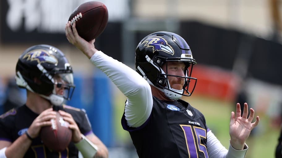 Baltimore Ravens quarterback Cooper Rush didn't get off to a great start in his preseason debut on Thursday. | Daniel Kucin Jr.-Imagn Images