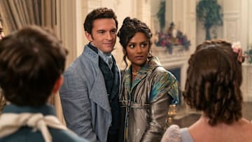 Bridgerton. (L to R) Jonathan Bailey as Anthony Bridgerton, Simone Ashley as Kate Sharma in episode 305 of Bridgerton. Cr. Liam Daniel/Netflix © 2024