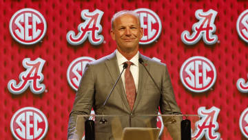 Kalen DeBoer at SEC Media Days