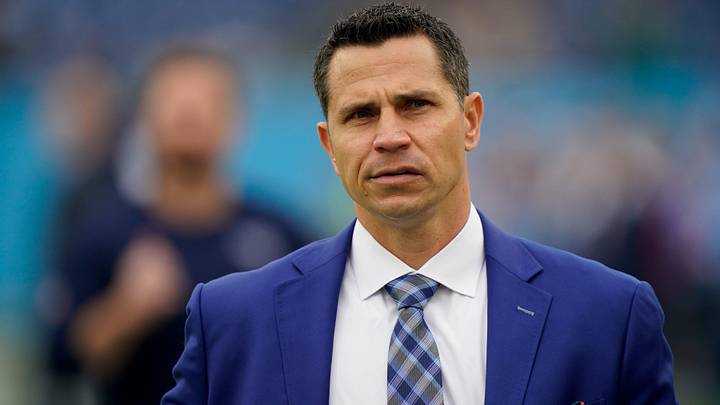 Interim Titans GM Ryan Cowden walks on the field as the team gets ready to face the Jacksonville Jaguars at Nissan Stadium Sunday, Dec. 11, 2022, in Nashville, Tenn.Nfl Jacksonville Jaguars At Tennessee Titans