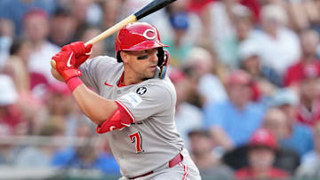 Cincinnati Reds infielder Spencer Steer