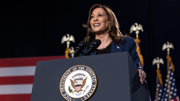 Vice President Kamala Harris Campaigns In Wisconsin