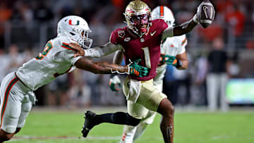 Tommy Castellanos escaping the pocket