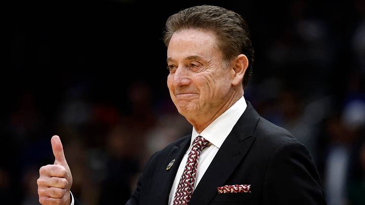 Mar 27, 2026; Washington, DC, USA; St. John's Red Storm head coach Rick Pitino reacts in the first half during a Sweet Sixteen game of the East Regional of the men's 2026 NCAA Tournament at Capital One Arena. Mandatory Credit: Amber Searls-Imagn Images Mar 27, 2026; Washington, DC, USA; St. John's Red Storm head coach Rick Pitino reacts in the first half during a Sweet Sixteen game of the East Regional of the men's 2026 NCAA Tournament at Capital One Arena. Mandatory Credit: Amber Searls-Imagn Images