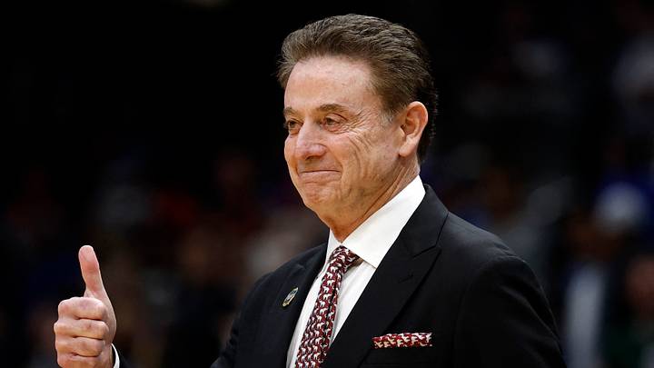 Mar 27, 2026; Washington, DC, USA; St. John's Red Storm head coach Rick Pitino reacts in the first half during a Sweet Sixteen game of the East Regional of the men's 2026 NCAA Tournament at Capital One Arena. Mandatory Credit: Amber Searls-Imagn Images Mar 27, 2026; Washington, DC, USA; St. John's Red Storm head coach Rick Pitino reacts in the first half during a Sweet Sixteen game of the East Regional of the men's 2026 NCAA Tournament at Capital One Arena. Mandatory Credit: Amber Searls-Imagn Images