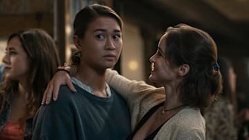 (L to R) Kristina Tonteri-Young as Sister Beatrice, Alba Baptista as Ava Silva in episode 201 of Warrior Nun
