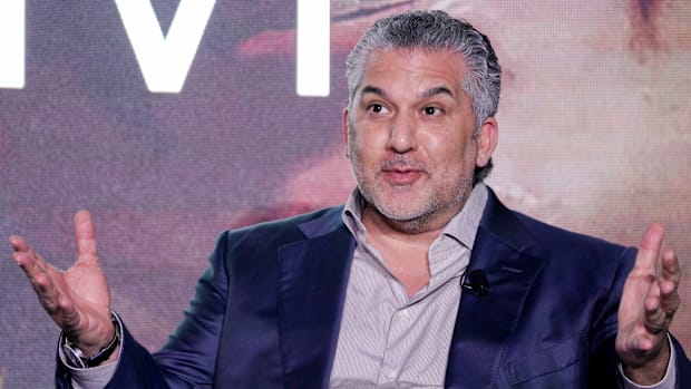 Nick Khan during the USC Next Level Sports Conference in October 2024.