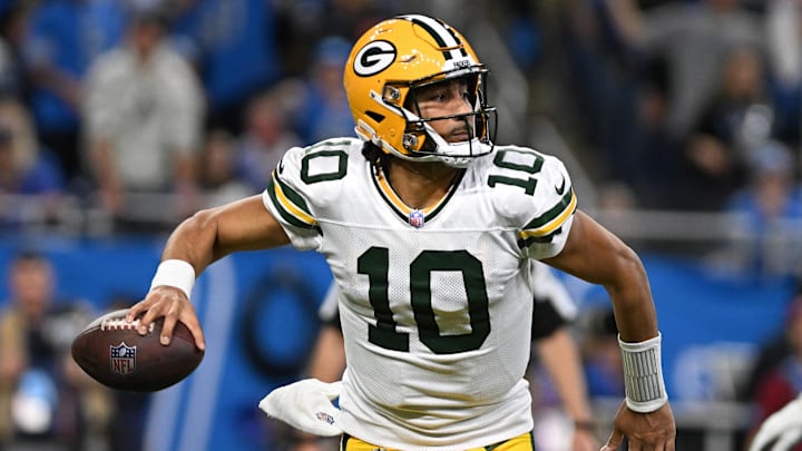 Jordan Love and the Packers are home favorites against the Lions on Sunday.