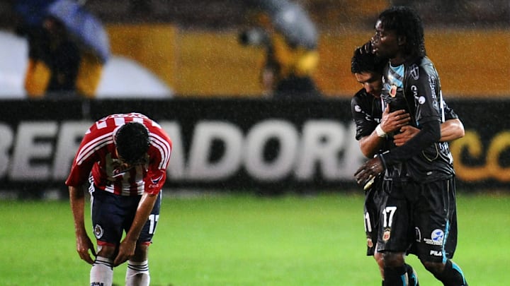 Ecuador's Deportivo Quito Matias Alustiz