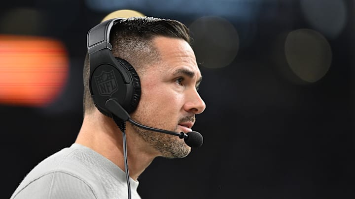 Nov 23, 2023; Detroit, Michigan, USA; Green Bay Packers head coach Matt LaFleur on the sideline against the Detroit Lions in the first quarter at Ford Field. Mandatory Credit: Lon Horwedel-Imagn Images