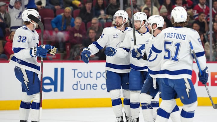 The Lightning are road favorites in New Jersey on Thursday night. The Lightning are road favorites in New Jersey on Thursday night.