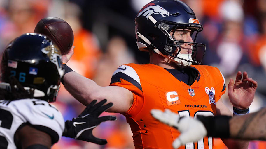 Denver Broncos quarterback Bo Nix