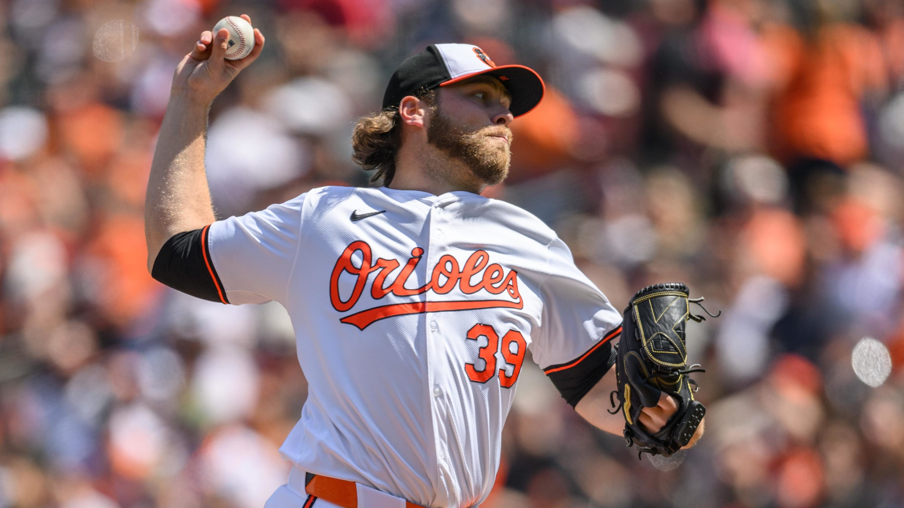 Baltimore Orioles pitcher Corbin Burnes