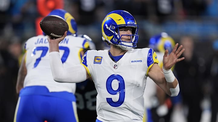 Los Angeles Rams quarterback Matthew Stafford is the MVP favorite.