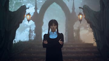 Jenna Ortega as Wednesday in episode 206 of Wednesday