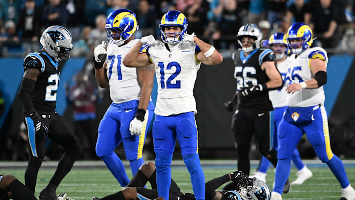 Nacua tallied 111 yards receiving and two total touchdowns in the Rams' 34-31 win over the Panthers. 