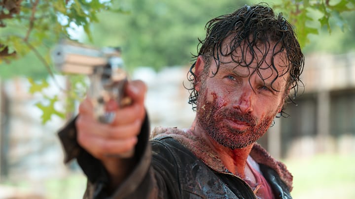 Andrew Lincoln as Rick Grimes in The Walking Dead season 6
