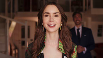 Emily in Paris. Lily Collins as Emily in episode 410 of Emily in Paris. Cr. Courtesy of Netflix © 2024
