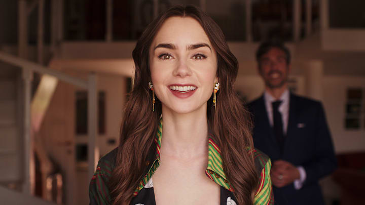 Emily in Paris. Lily Collins as Emily in episode 410 of Emily in Paris. Cr. Courtesy of Netflix © 2024