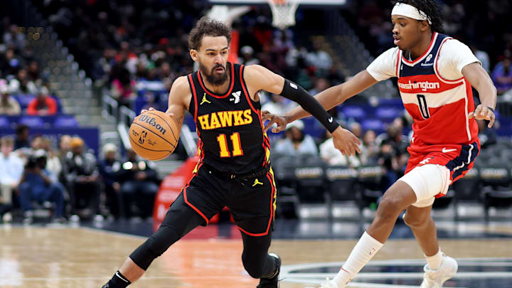 Atlanta Hawks guard Trae Young on Feb 8, 2025. 