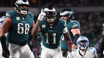 A.J. Brown was a much bigger part of the Eagles’ gameplan on Sunday night. 