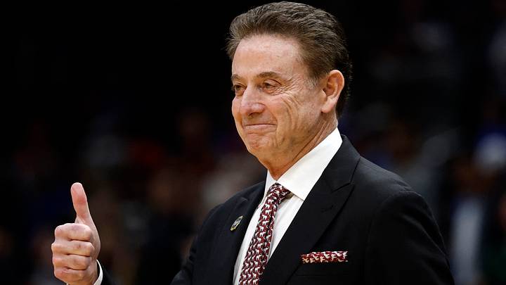 Mar 27, 2026; Washington, DC, USA; St. John's Red Storm head coach Rick Pitino reacts in the first half during a Sweet Sixteen game of the East Regional of the men's 2026 NCAA Tournament at Capital One Arena. Mandatory Credit: Amber Searls-Imagn Images Mar 27, 2026; Washington, DC, USA; St. John's Red Storm head coach Rick Pitino reacts in the first half during a Sweet Sixteen game of the East Regional of the men's 2026 NCAA Tournament at Capital One Arena. Mandatory Credit: Amber Searls-Imagn Images