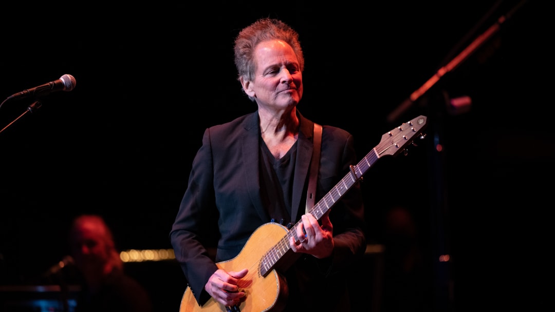 Lindsey Buckingham performs at the Lobero Theatre