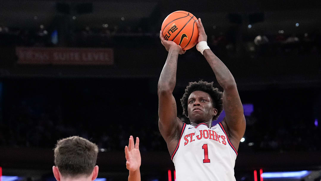 Creighton v St. John's; St. John's basketball guard Kadary Richmond