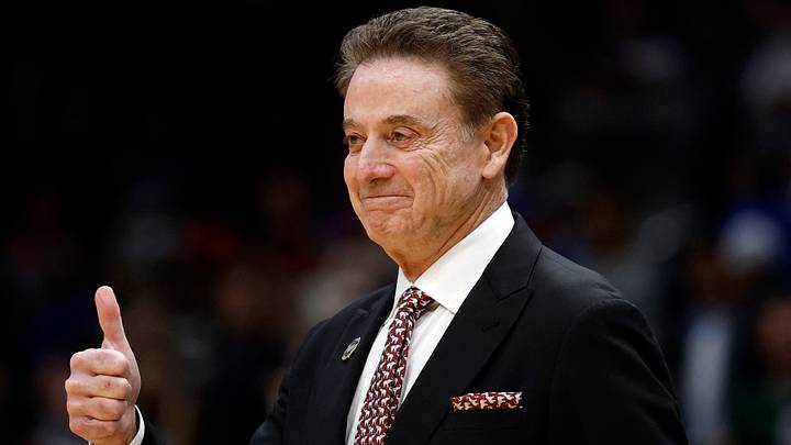 Mar 27, 2026; Washington, DC, USA; St. John's Red Storm head coach Rick Pitino reacts in the first half during a Sweet Sixteen game of the East Regional of the men's 2026 NCAA Tournament at Capital One Arena. Mandatory Credit: Amber Searls-Imagn Images Mar 27, 2026; Washington, DC, USA; St. John's Red Storm head coach Rick Pitino reacts in the first half during a Sweet Sixteen game of the East Regional of the men's 2026 NCAA Tournament at Capital One Arena. Mandatory Credit: Amber Searls-Imagn Images