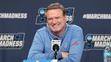 Bill Self, NCAA Men's Basketball Tournament - Practice Day