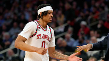 Butler v St. John's; St. John's basketball forward Aaron Scott
