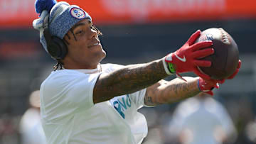 New England Patriots cornerback Christian Gonzalez