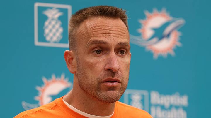 Miami Dolphins head coach Jeff Hafley