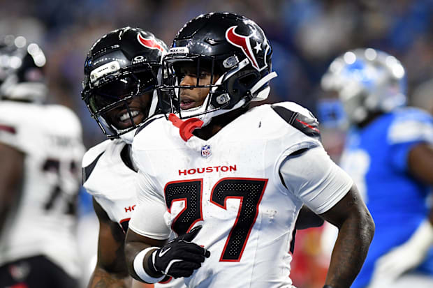 Woody Marks scores a preseason touchdown