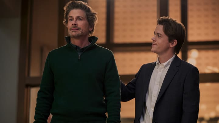 Unstable. (L to R) Rob Lowe as Ellis, John Owen Lowe as Jackson in episode 207 