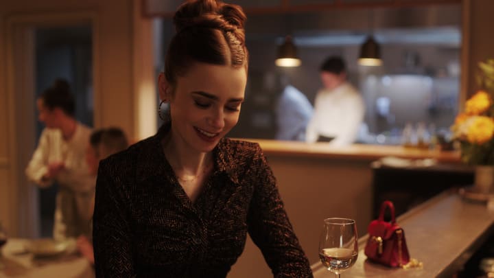 Emily in Paris. Lily Collins as Emily in episode 404 of Emily in Paris. Cr. Courtesy of Netflix © 2024