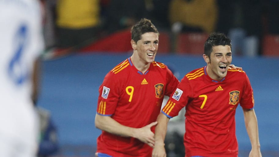 Fernando Torres and David Villa