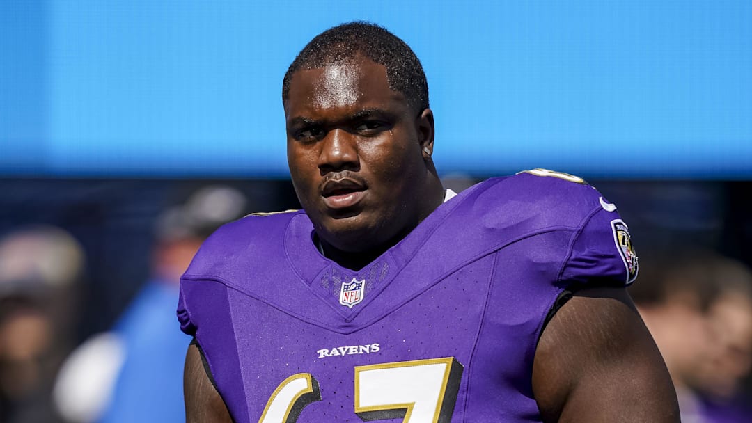 Baltimore Ravens center Corey Bullock